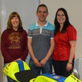 Andy Sawford with Chrissie and Colleen