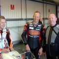 Clive Homan with Chris Walker and Shakey Byrne